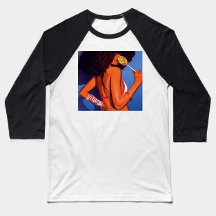 Blue woman Baseball T-Shirt